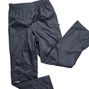 Berghaus Deluge Women’s Black Waterproof Over Trousers - Size 14 33” Leg